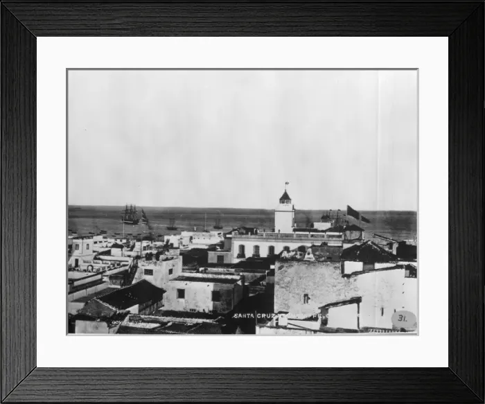 Framed Print : Santa Cruz, Tenerife 1873 Framed Print : Santa Cruz, Tenerife 1873
