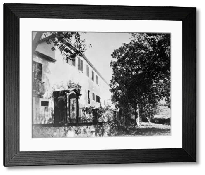 Framed Print : Townscape in Madeira 1873 Framed Print : Townscape in Madeira 1873