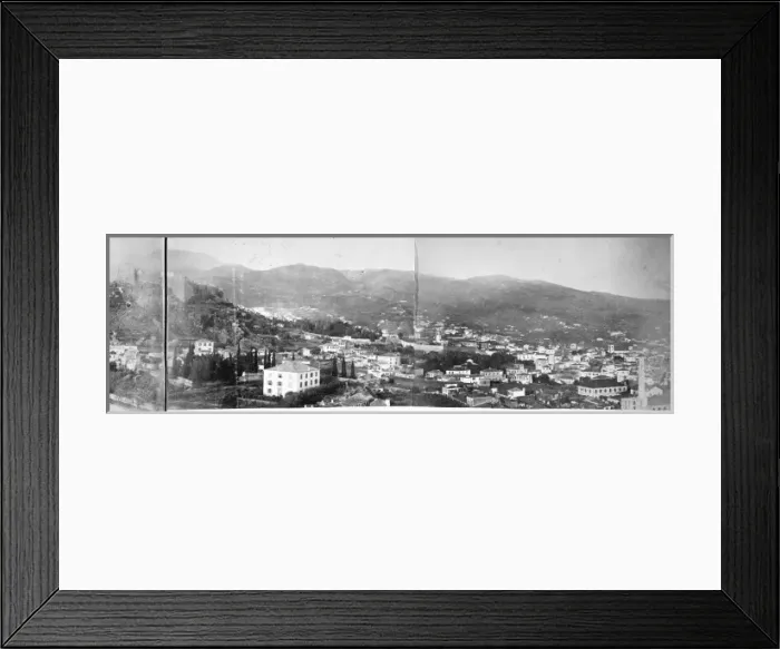 Framed Print : Panoramic: Landscape in Madeira 1873 Framed Print : Panoramic: Landscape in Madeira 1873