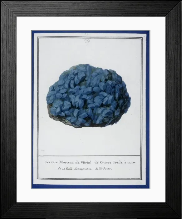 Framed Print : Plate 39 from Mineralogie Framed Print : Plate 39 from Mineralogie
