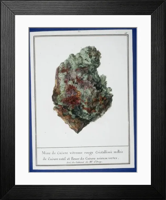 Framed Print : Plate 45 from Mineralogie Framed Print : Plate 45 from Mineralogie