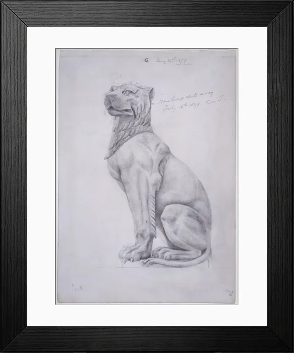 Framed Print : Panther design Framed Print : Panther design