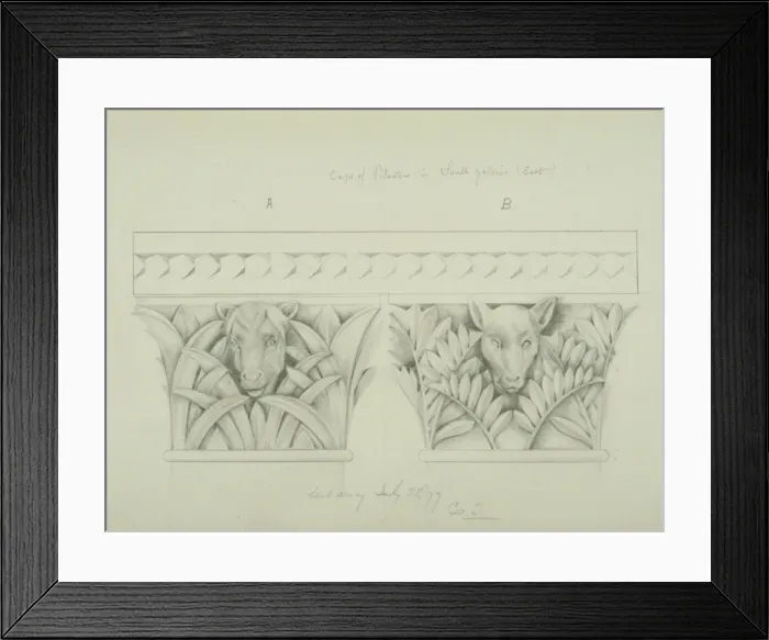 Framed Print : Cow and calf design Framed Print : Cow and calf design