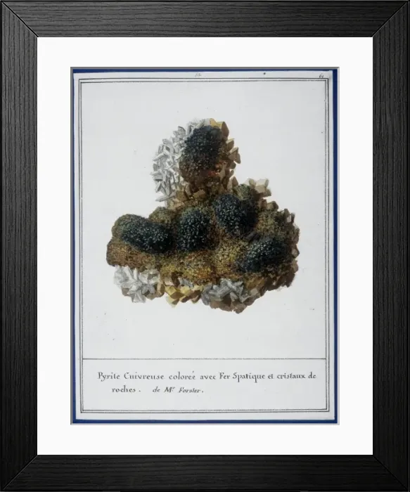 Framed Print : Plate 47 from Mineralogie Framed Print : Plate 47 from Mineralogie