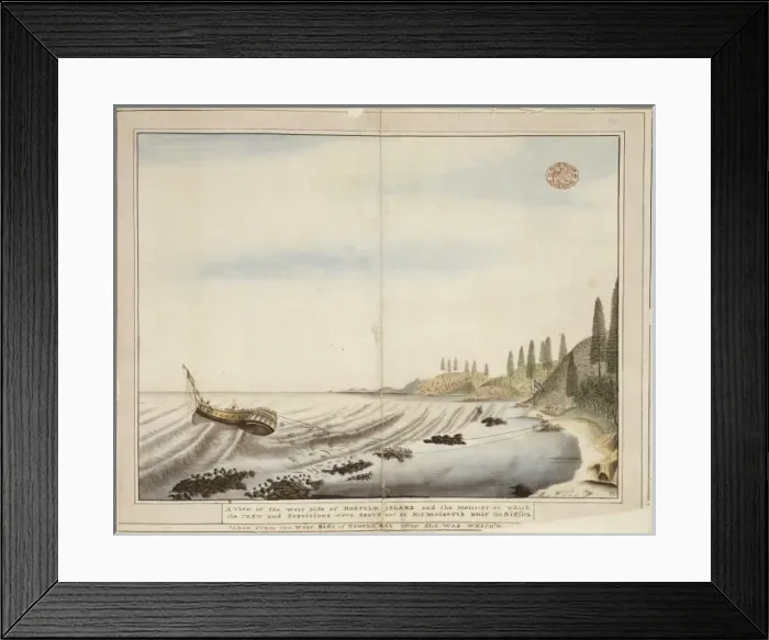 Framed Print : Drawing 22 from the Watling Collection Framed Print : Drawing 22 from the Watling Collection