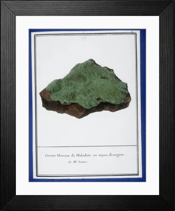 Framed Print : Plate 37 from Mineralogie Framed Print : Plate 37 from Mineralogie