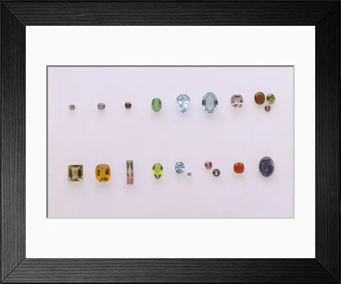Framed Print : Variety of Gemstones Framed Print : Variety of Gemstones