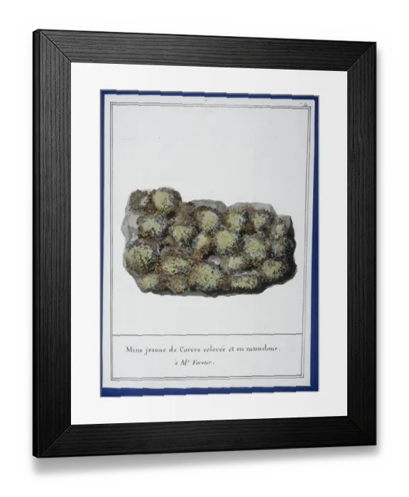 Framed Print : Plate 46 from Mineralogie Framed Print : Plate 46 from Mineralogie