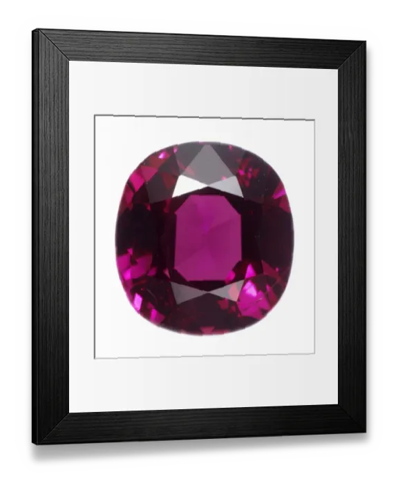 Framed Print : Birthstone Series: Ruby Framed Print : Birthstone Series: Ruby