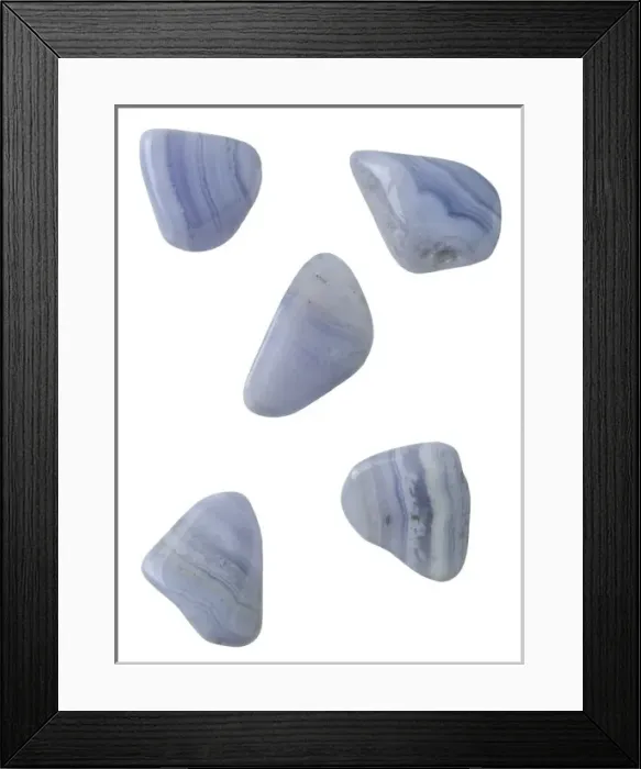 Framed Print : Agate. Blue lace agate Framed Print : Agate. Blue lace agate