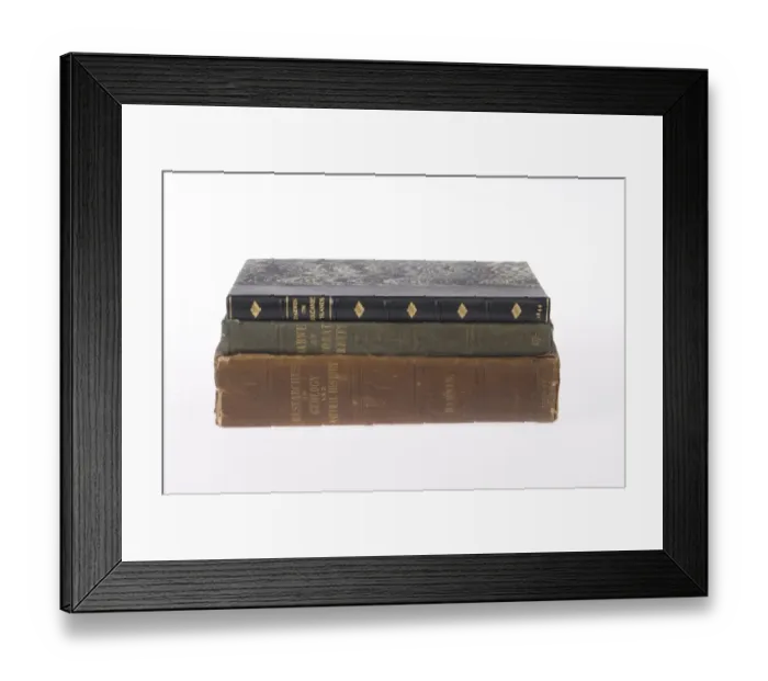 Framed Print : Darwin first editions Framed Print : Darwin first editions