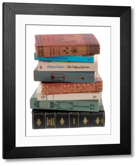 Framed Print : The Works of Charles Darwin Framed Print : The Works of Charles Darwin