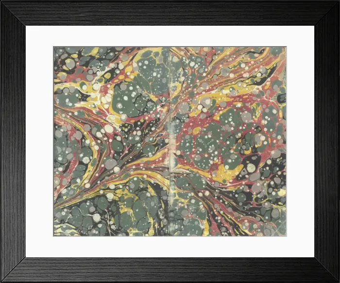 Framed Print : Decorative end paper Framed Print : Decorative end paper