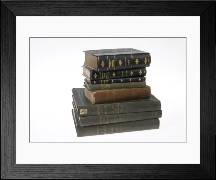 Framed Print : Darwin first editions Framed Print : Darwin first editions
