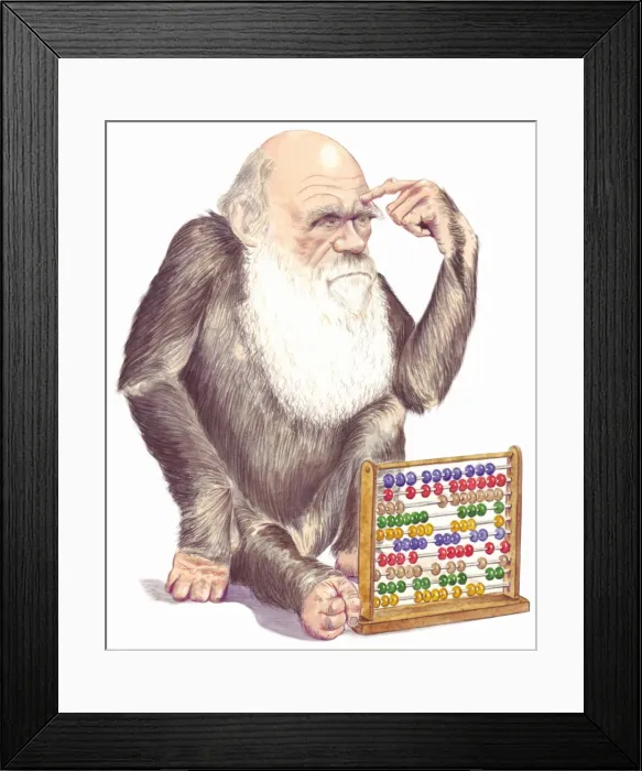 Framed Print : 99% Ape cover illustration Framed Print : 99% Ape cover illustration