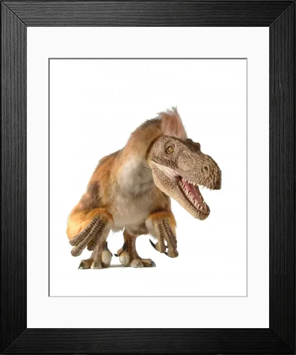 Framed Print : Dromaeosaurus, Fuzzy raptor Framed Print : Dromaeosaurus, Fuzzy raptor