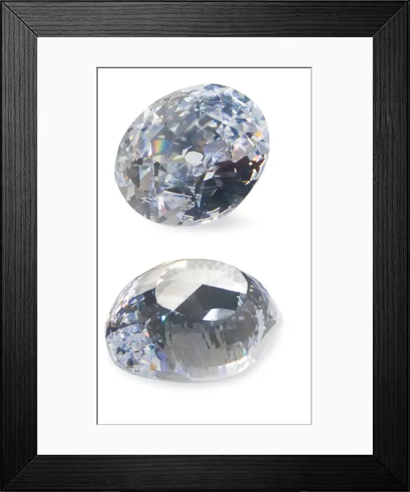 Framed Print : Replicas of the Koh-I-Noor diamond Framed Print : Replicas of the Koh-I-Noor diamond