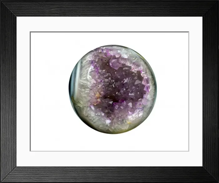 Framed Print : Agate geode Framed Print : Agate geode