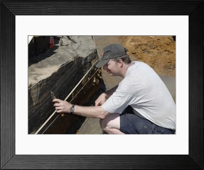 Framed Print : Excavations, Norfolk 2006 Framed Print : Excavations, Norfolk 2006
