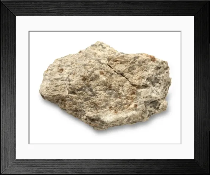 Framed Print : Granite, collected by Dr Benza from the precipitous face of 2nd hill east of Kaitee range Framed Print : Granite, collected by Dr Benza from the precipitous face of 2nd hill east of Kaitee range