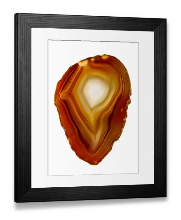 Framed Print : Agate slice Framed Print : Agate slice