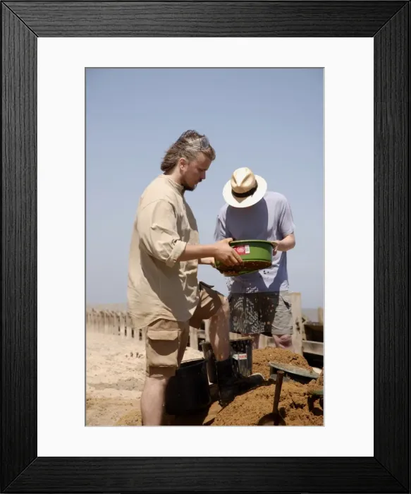 Framed Print : Excavations, Norfolk 2006 Framed Print : Excavations, Norfolk 2006