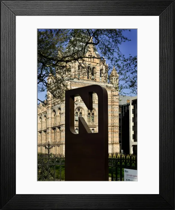 Framed Print : View of the Natural History Museum Framed Print : View of the Natural History Museum