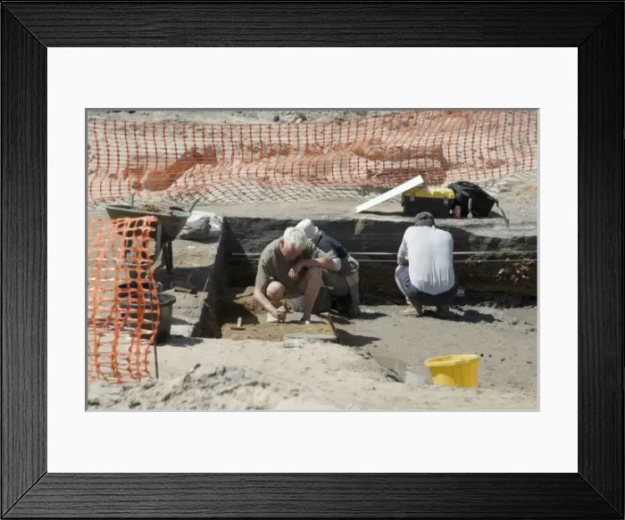 Framed Print : Excavations, Norfolk 2006 Framed Print : Excavations, Norfolk 2006