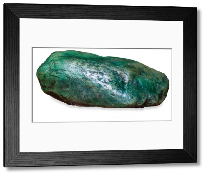 Framed Print : Jade. A block of jade measuring more than a metre across and weighing over half a tonne Framed Print : Jade. A block of jade measuring more than a metre across and weighing over half a tonne