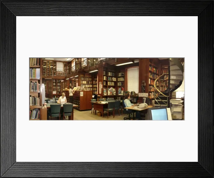 Framed Print : The Earth Science Library Framed Print : The Earth Science Library