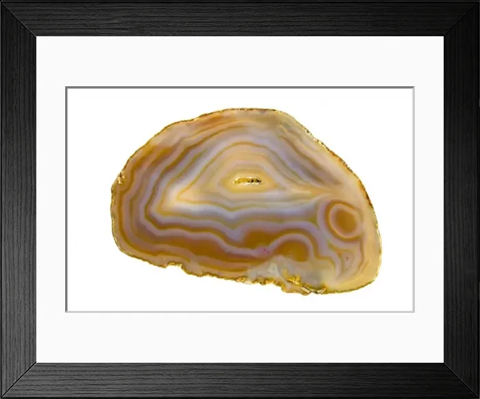 Framed Print : Agate slice Framed Print : Agate slice
