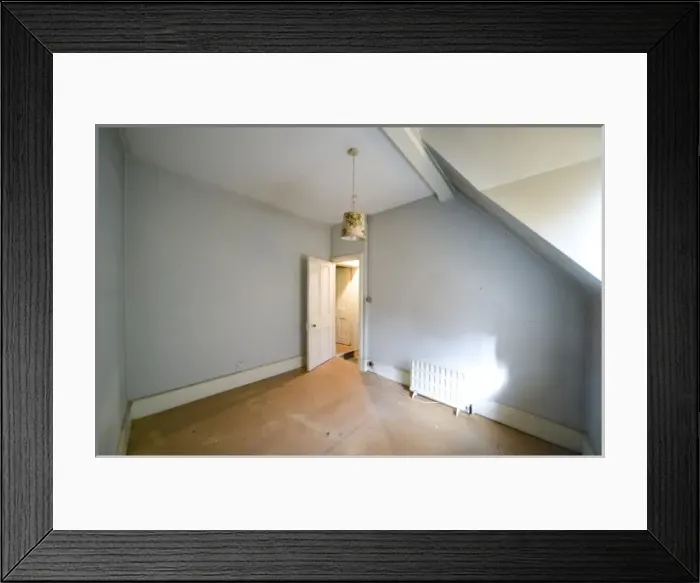 Framed Print : The Lodge. Bedroom of the lodge, a cottage within the museums grounds Framed Print : The Lodge. Bedroom of the lodge, a cottage within the museums grounds
