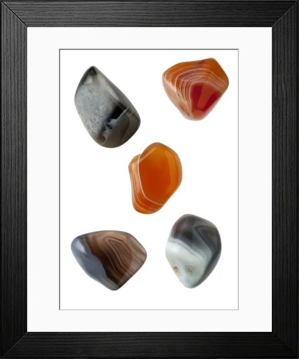 Framed Print : Agate Botswana