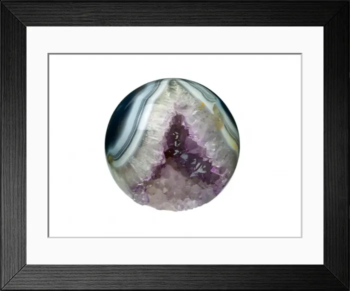 Framed Print : Agate geode Framed Print : Agate geode