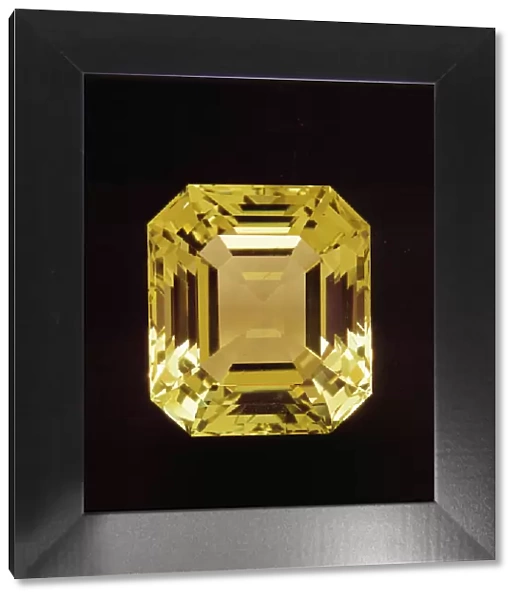 Beryl. A cut heliodor beryl stone of 135.93 carats