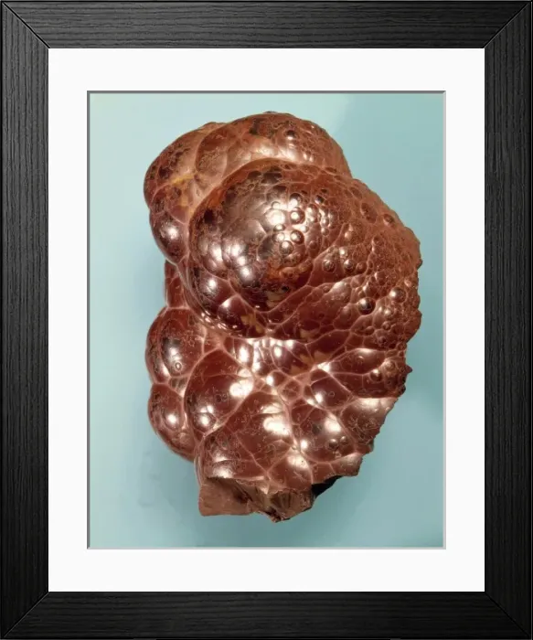 Framed Print : Hematite. Kidney iron ore from Cumberland Framed Print : Hematite. Kidney iron ore from Cumberland