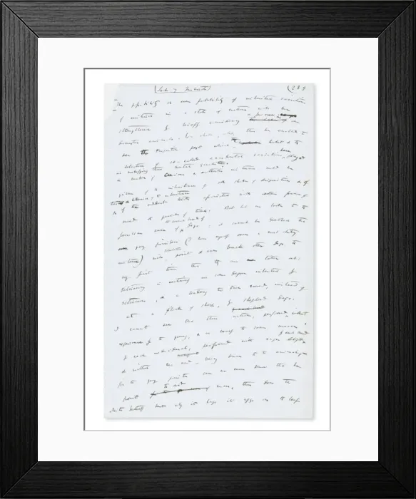 Framed Print : Darwin, Charles Robert (1809 - 1882), On the Origin of Speci Framed Print : Darwin, Charles Robert (1809 - 1882), On the Origin of Speci
