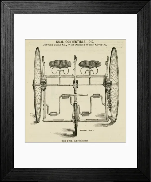 Framed Print : The Dual Convertible Framed Print : The Dual Convertible