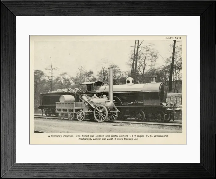 Framed Print : The Rocket and W C Brocklehurst Framed Print : The Rocket and W C Brocklehurst