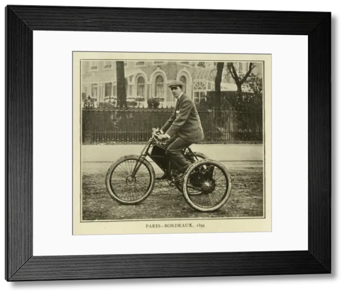 Framed Print : Paris-Bordeaux, 1899 Framed Print : Paris-Bordeaux, 1899