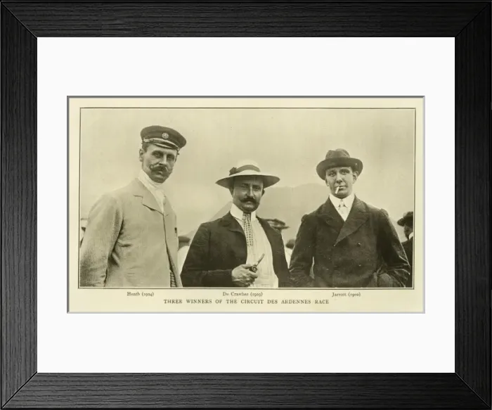 Framed Print : Three winners of the Circuit des Ardennes Race Framed Print : Three winners of the Circuit des Ardennes Race