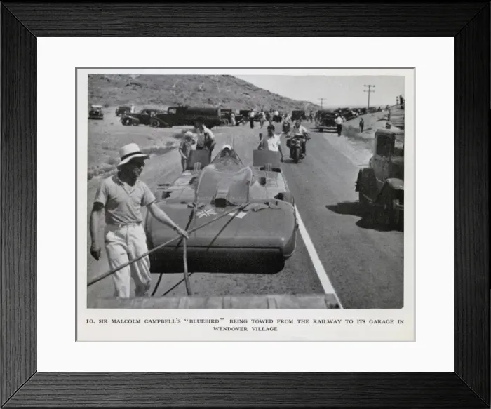 Framed Print : Sir Malcolm Campbells Bluebird Framed Print : Sir Malcolm Campbells Bluebird