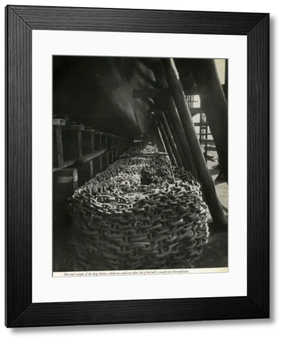 Framed Print : Queen Elizabeths drag chains Framed Print : Queen Elizabeths drag chains