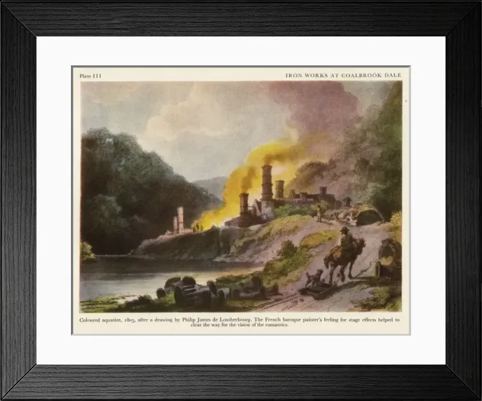 Framed Print : Iron works at Coalbrook Dale Framed Print : Iron works at Coalbrook Dale
