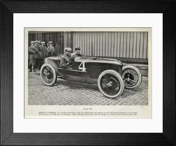 Framed Print : F Nazzaro - 1922 French Grand Prix Framed Print : F Nazzaro - 1922 French Grand Prix