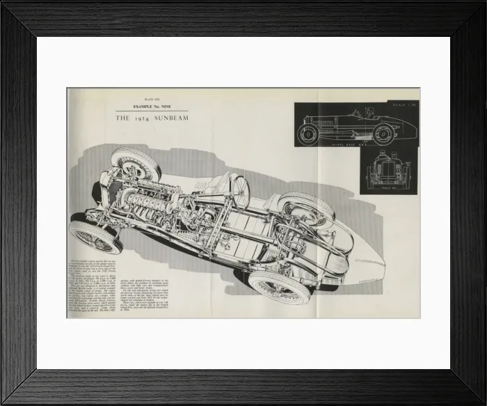 Framed Print : 1924 Sunbeam Framed Print : 1924 Sunbeam