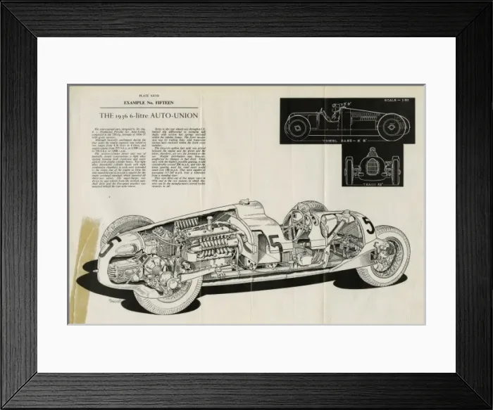 Framed Print : 1936 6 litre Auto-Union Framed Print : 1936 6 litre Auto-Union