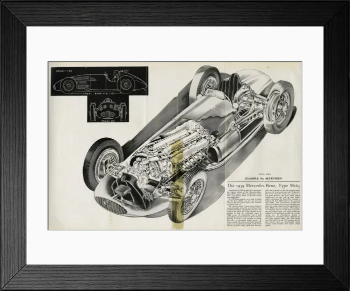 Framed Print : 1939 Mercedes-Benz, Type M164 Framed Print : 1939 Mercedes-Benz, Type M164