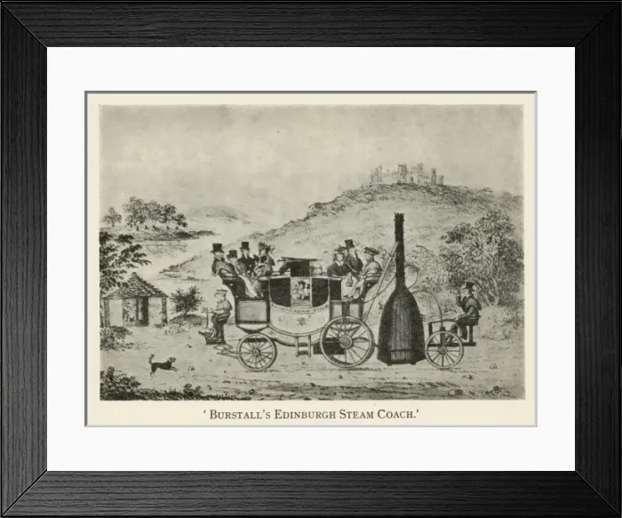 Framed Print : Timothy Burstalls Edinburgh Steam Coach Framed Print : Timothy Burstalls Edinburgh Steam Coach