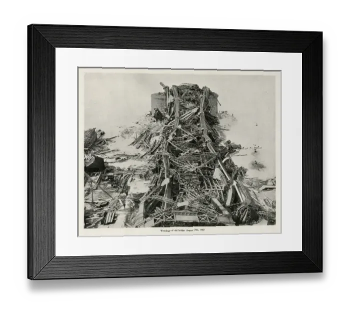 Framed Print : The Quebec Bridge Framed Print : The Quebec Bridge